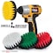 Drill Brush Power Scrubber By Useful Products 7 in W 5 in L Brush, Variety 4in-S-GRWY-QC-DB - alternate 5